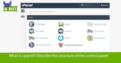 cpanel dashboard